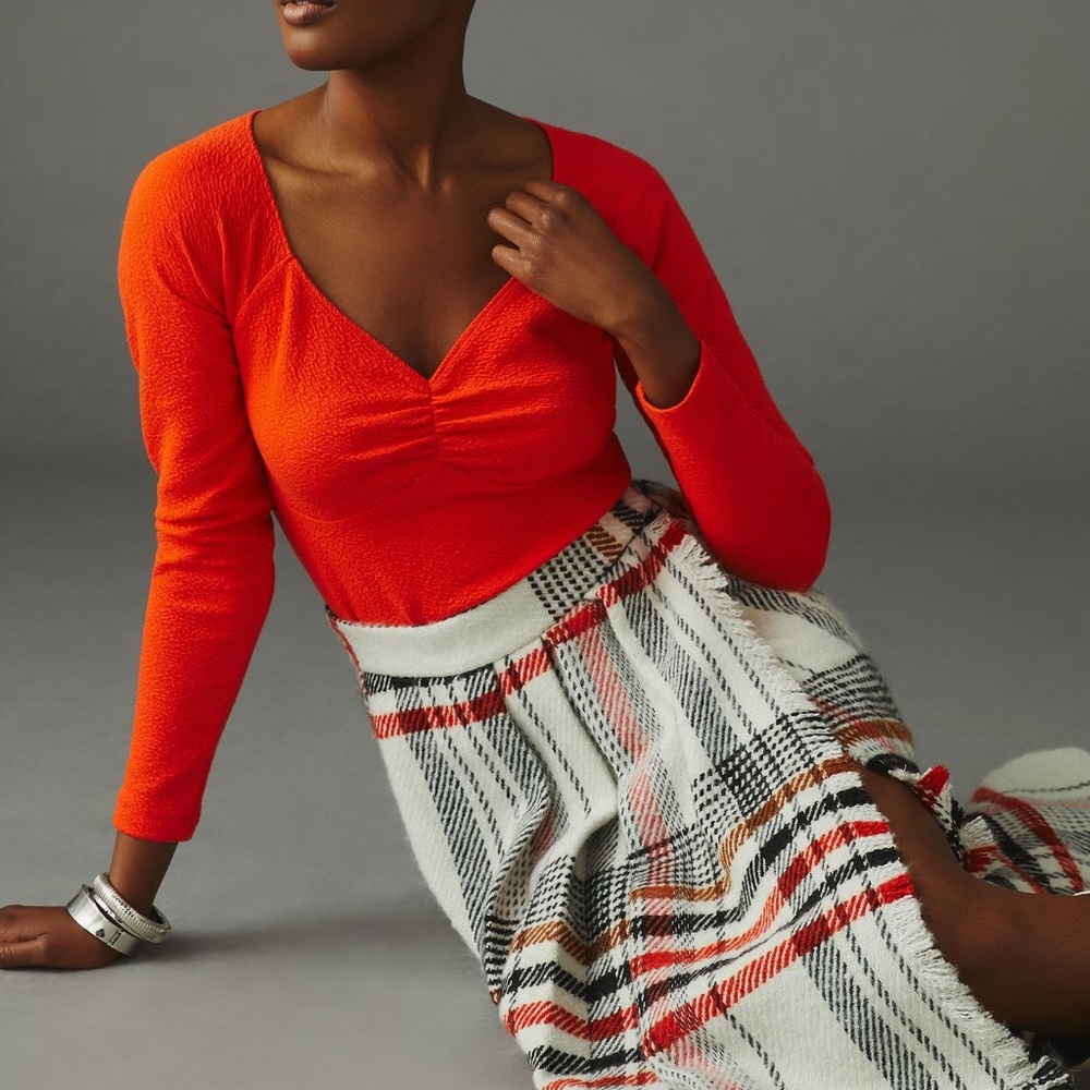 *Anthropologie Maeve Sweetheart Top